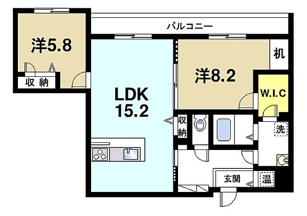 メルベーユ大森 ｜奈良県奈良市大森町(賃貸マンション2LDK・2階・69.82㎡)の写真 その2