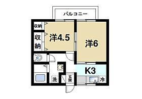 ハイツゼンII  ｜ 奈良県奈良市築地之内町（賃貸アパート2K・1階・35.00㎡） その2