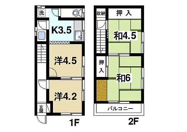 南紀寺町5丁目戸建 -｜奈良県奈良市南紀寺町5丁目(賃貸一戸建4K・1階・50.49㎡)の写真 その2