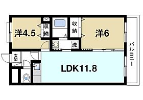 奈良県天理市櫟本町（賃貸アパート2LDK・1階・50.96㎡） その2