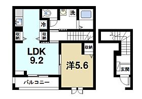 奈良県磯城郡田原本町大字千代（賃貸アパート1LDK・2階・42.40㎡） その1