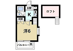 奈良県奈良市法蓮町（賃貸アパート1K・2階・16.24㎡） その2