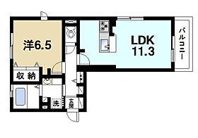 アバンサール　ピノ  ｜ 奈良県奈良市菅原町（賃貸アパート1LDK・2階・45.01㎡） その2