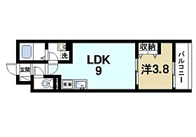 フォレ郡山  ｜ 奈良県大和郡山市筒井町（賃貸アパート1LDK・2階・30.01㎡） その2