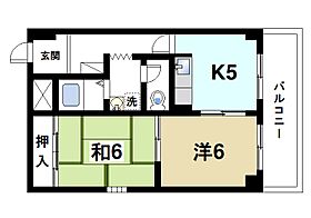 インナミマンション  ｜ 奈良県奈良市神殿町（賃貸マンション2K・2階・42.00㎡） その2