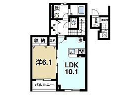 アルドーレ 201 ｜ 奈良県奈良市西九条町2丁目3-5（賃貸アパート1LDK・2階・45.41㎡） その2