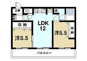 ラビタ柳町II  ｜ 奈良県大和郡山市柳5丁目（賃貸マンション2LDK・3階・50.00㎡） その2