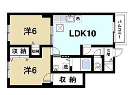 エクセルヴィラA（北）  ｜ 奈良県生駒市壱分町（賃貸アパート2LDK・1階・54.86㎡） その2