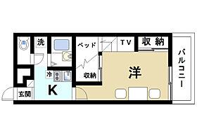 レオパレスＬａ　Ｖｉｓｔａ  ｜ 奈良県大和郡山市九条平野町2-40（賃貸マンション1K・1階・23.18㎡） その2