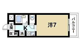 クレール秋篠 102 ｜ 奈良県奈良市秋篠新町（賃貸アパート1K・1階・20.19㎡） その2