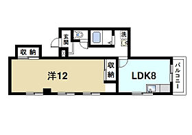 メゾン・ラ・ポム  ｜ 奈良県奈良市杉ヶ町（賃貸マンション1LDK・2階・51.00㎡） その2