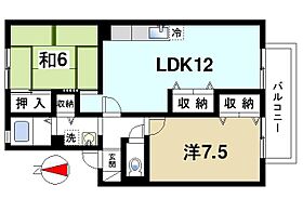 ラークハイムII  ｜ 奈良県生駒市小瀬町（賃貸アパート2LDK・2階・59.58㎡） その2