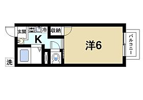 奈良県奈良市法蓮町（賃貸アパート1K・2階・19.58㎡） その2