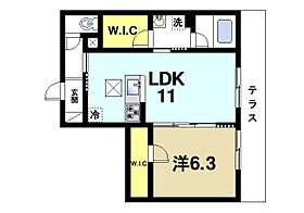 シャーメゾン三条栄  ｜ 奈良県奈良市三条栄町（賃貸マンション1LDK・1階・45.52㎡） その2