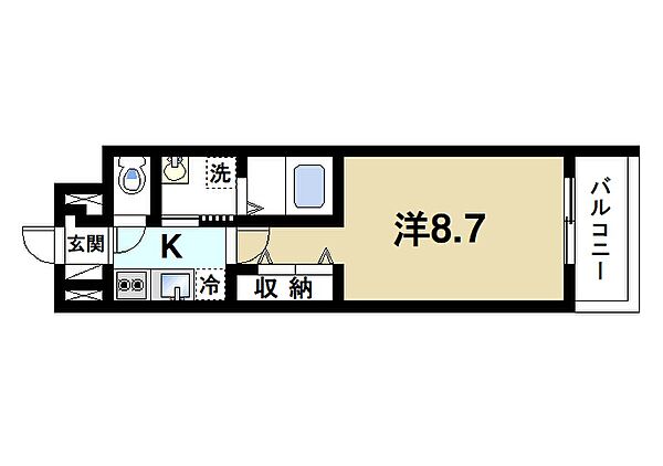 奈良県桜井市大字戒重(賃貸アパート1K・2階・28.87㎡)の写真 その2