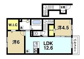 エアフォルク  ｜ 奈良県奈良市中山町（賃貸アパート2LDK・2階・59.57㎡） その2