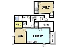 エクセルヴィラB(南)  ｜ 奈良県生駒市壱分町（賃貸アパート2LDK・2階・65.14㎡） その2