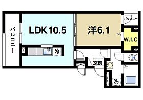 アプリコットIII  ｜ 奈良県奈良市杏町（賃貸アパート1LDK・2階・40.75㎡） その2