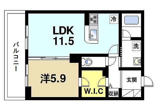 シャーメゾン　ネクサス ｜奈良県奈良市西木辻町(賃貸マンション1LDK・3階・45.30㎡)の写真 その2