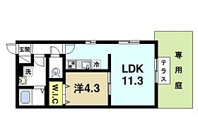 奈良県磯城郡田原本町大字秦庄（賃貸アパート1LDK・1階・37.26㎡） その2