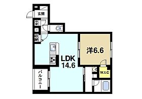 ShaMaison　Alflat  ｜ 奈良県生駒市中菜畑2丁目（賃貸マンション1LDK・2階・51.20㎡） その2