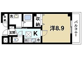 セレーノ東生駒B  ｜ 奈良県生駒市辻町（賃貸マンション1K・1階・29.43㎡） その2