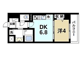 インフィニティ  ｜ 奈良県奈良市三条宮前町（賃貸マンション1DK・5階・30.37㎡） その2