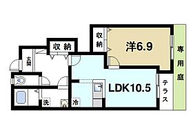 奈良県天理市石上町（賃貸アパート1LDK・1階・42.97㎡） その2