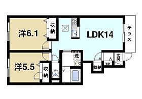 奈良県桜井市大字谷（賃貸アパート2LDK・1階・57.63㎡） その2