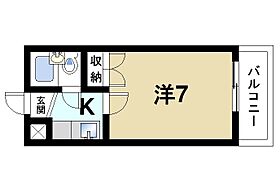 奈良県天理市丹波市町（賃貸マンション1K・2階・21.06㎡） その2