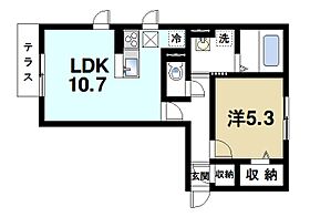 グラン　エスト  ｜ 奈良県奈良市尼辻北町（賃貸アパート1LDK・1階・42.07㎡） その2