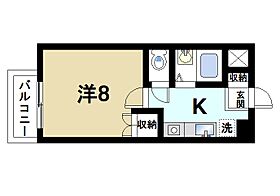 奈良県奈良市芝辻町4丁目（賃貸マンション1K・6階・26.50㎡） その2