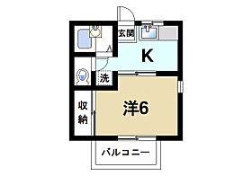 奈良県奈良市法蓮町（賃貸アパート1K・2階・20.25㎡） その2