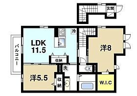 シャルマン　ヴィラージュD  ｜ 奈良県奈良市神殿町（賃貸アパート2LDK・2階・65.88㎡） その2