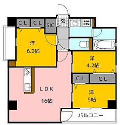 間取図画像 3LDK