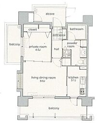 リアンシエルブルー東比恵 6階