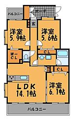 物件の間取り
