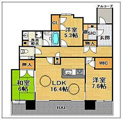 物件の間取り