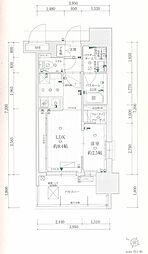 グランフォーレプライム大濠南 1LDKの間取図画像