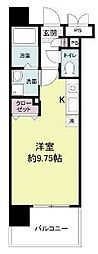 アーバンパーク天神東 ワンルームの間取図画像