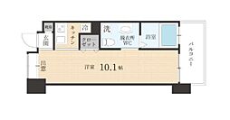 ルネッサンス21赤坂けやき通り ワンルームの間取図画像