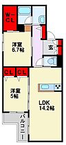 シャーメゾンふぢ  ｜ 福岡県福岡市博多区麦野６丁目（賃貸マンション2LDK・3階・64.92㎡） その2