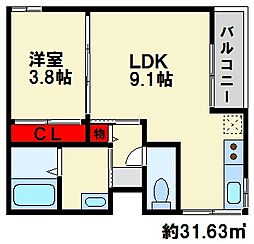 フォレストワン 2階/203