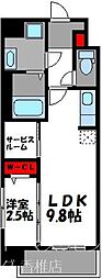 リュクスグランツ 1LDKの間取図画像