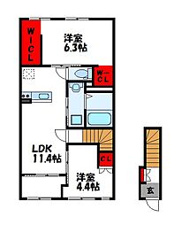 JR鹿児島本線 新宮中央駅 徒歩17分 2階/-