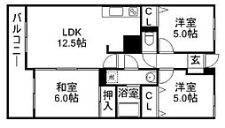 間取図画像 3LDK