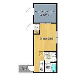 ガレット和白 2階