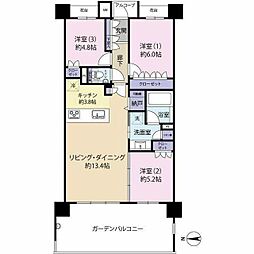 ISLANDCITY THE GARDEN V-2 4階/-