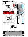 フェリーチェ原田23階8.6万円