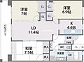 L-PLASEKAIZUKA8階11.6万円